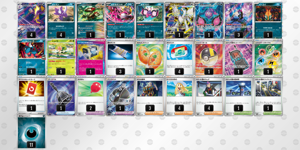 ベスト4｜〆鯖選手｜ストリンダーバレットのデッキレシピ