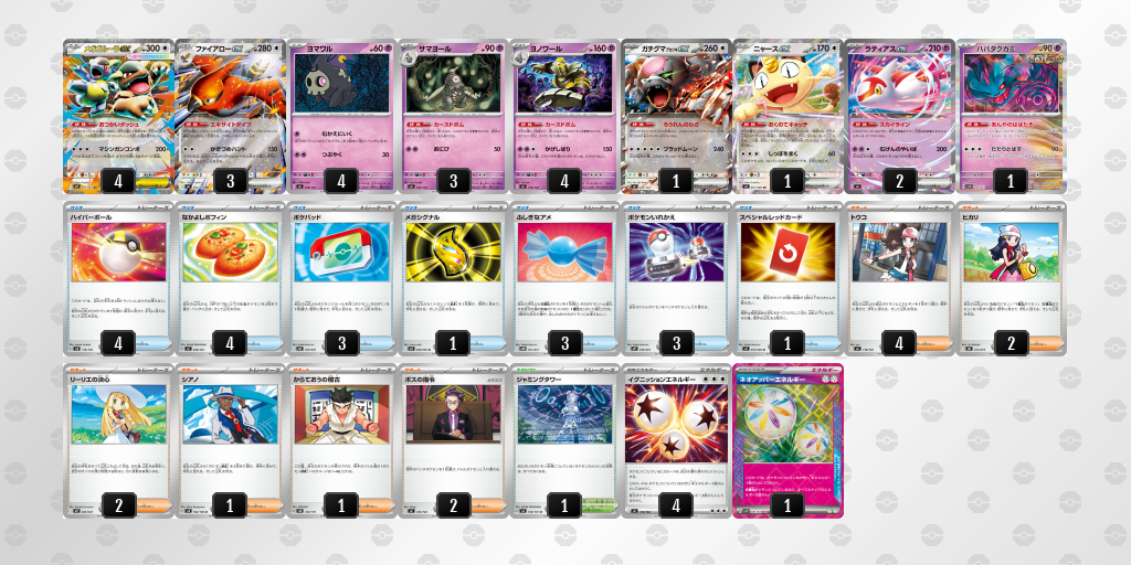 ベスト16 メガガルーラex 60枚デッキレシピ