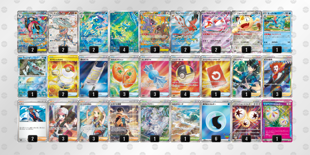 ベスト4 メガガルーラex 60枚デッキレシピ