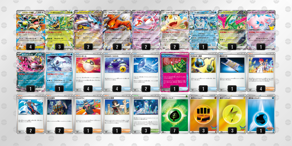 ベスト4｜リバー選手｜メガガルーラexのデッキレシピ
