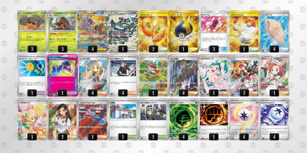 ベスト16 メガガルーラex 60枚デッキレシピ