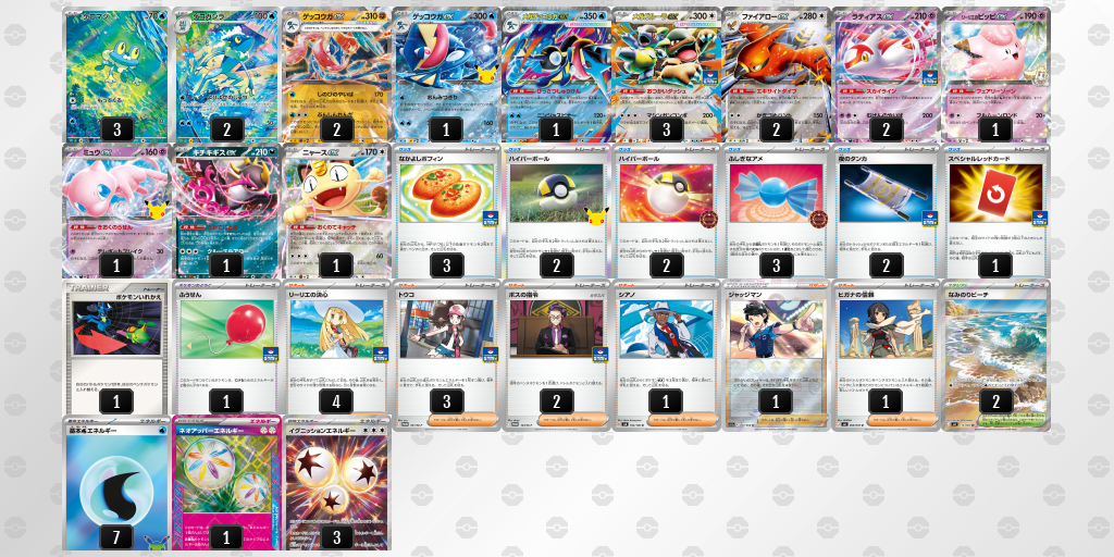 ベスト4 メガガルーラex 60枚デッキレシピ