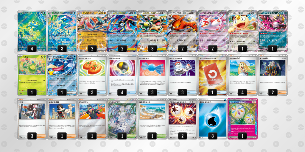 ベスト8 メガガルーラex 60枚デッキレシピ