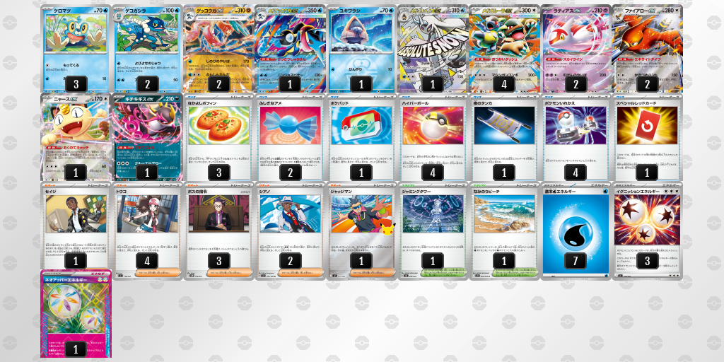 ベスト16 メガガルーラex 60枚デッキレシピ