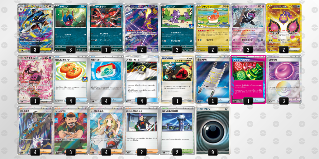 ベスト4｜アクノ選手｜ストリンダーバレットのデッキレシピ