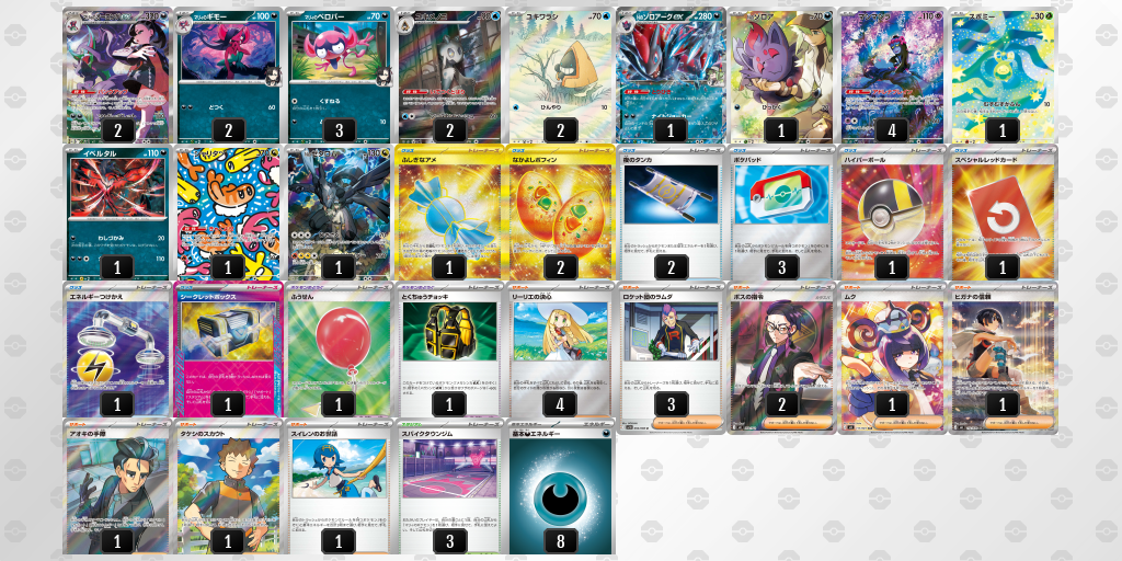 ベスト8｜めろん選手｜マリィのオーロンゲexのデッキレシピ