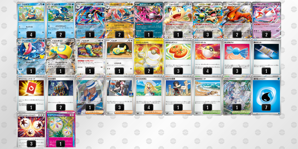 ベスト16 メガガルーラex 60枚デッキレシピ