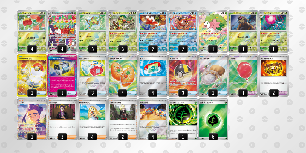 ベスト8｜ザック選手｜カミッチュ／バチンキーのデッキレシピ