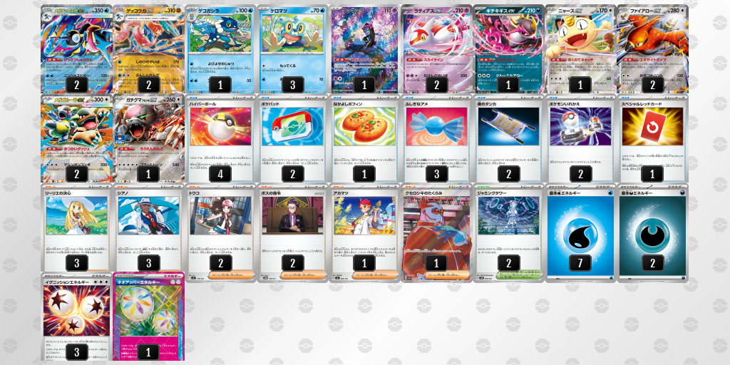 ベスト16 メガガルーラex 60枚デッキレシピ