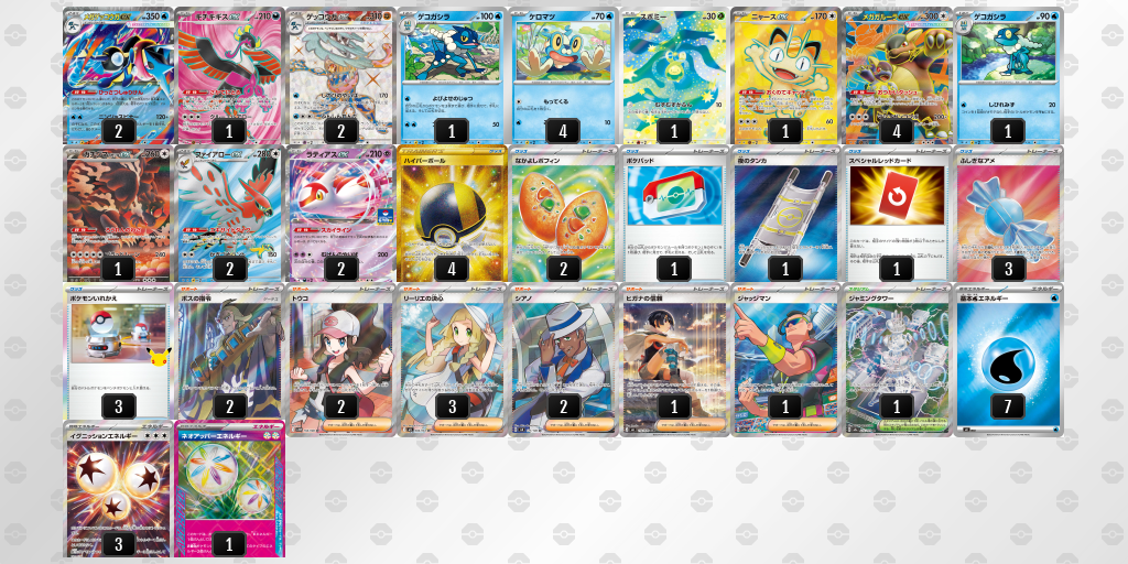 ベスト8 メガガルーラex 60枚デッキレシピ