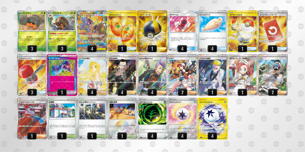 ベスト8 メガガルーラex 60枚デッキレシピ