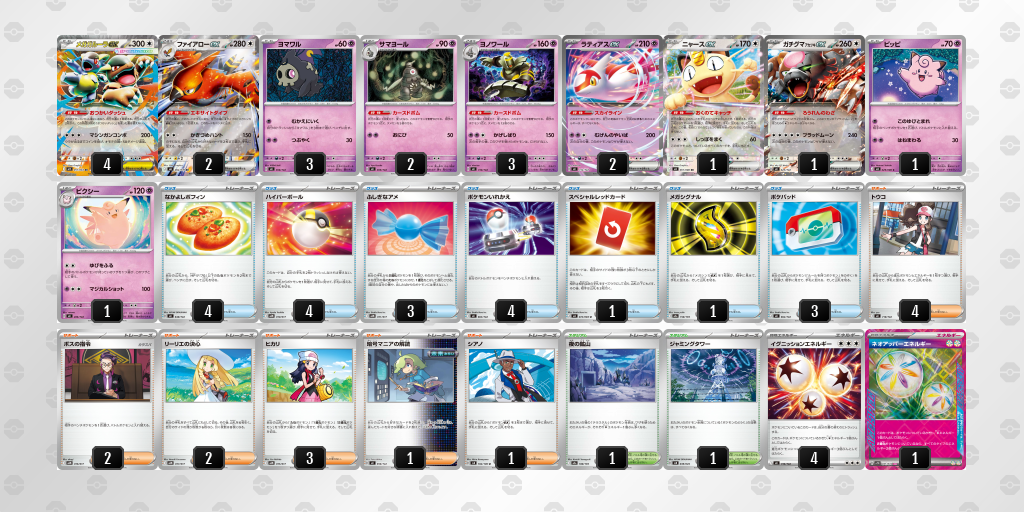 ベスト8｜タカツ選手｜メガガルーラexのデッキレシピ