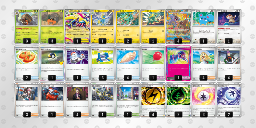 ベスト4｜タドコロ選手｜メガガルーラexのデッキレシピ