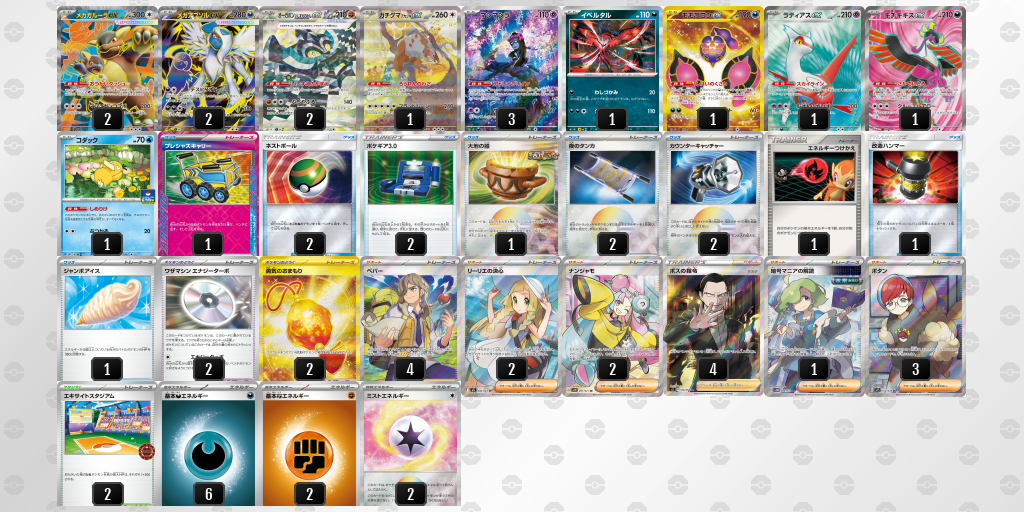ベスト16 メガガルーラex 60枚デッキレシピ
