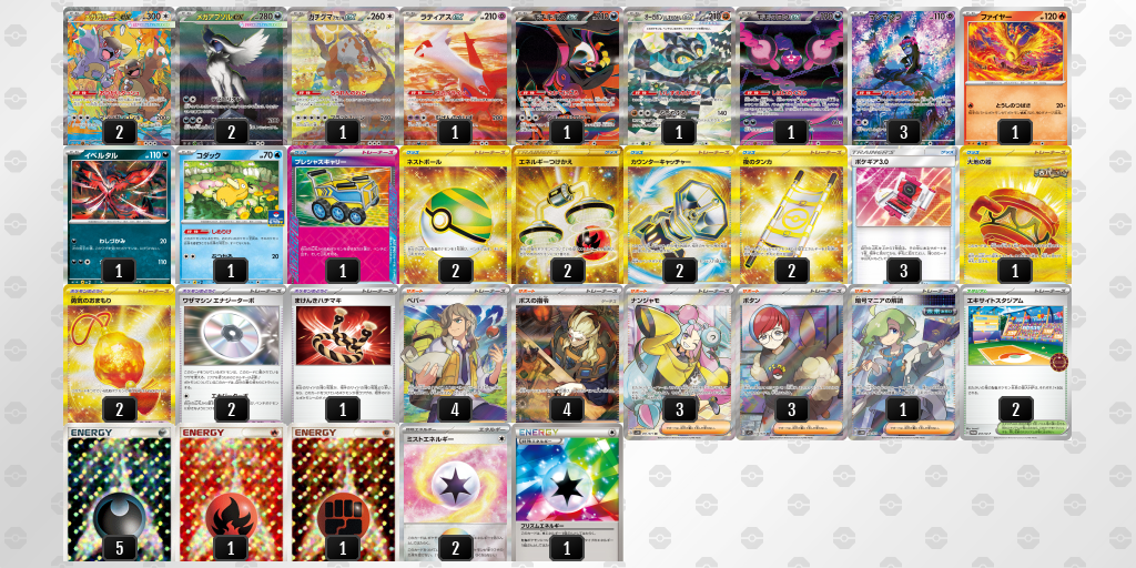 ベスト16 メガガルーラex 60枚デッキレシピ