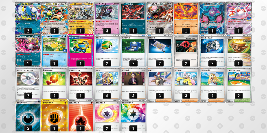 ベスト16 メガガルーラex 60枚デッキレシピ