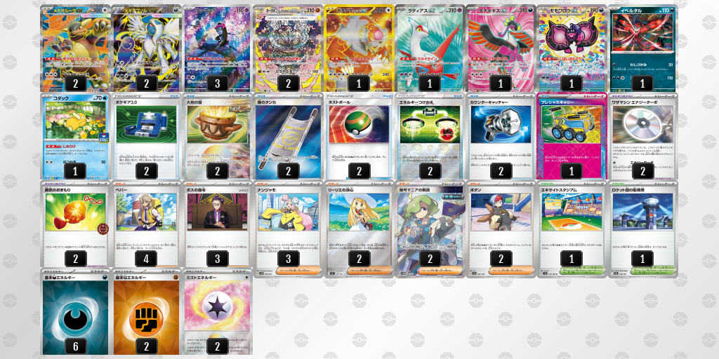 ベスト16 メガガルーラex 60枚デッキレシピ