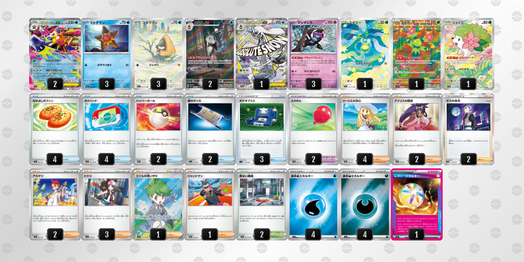 ベスト4 メガスターミーex 60枚デッキレシピ