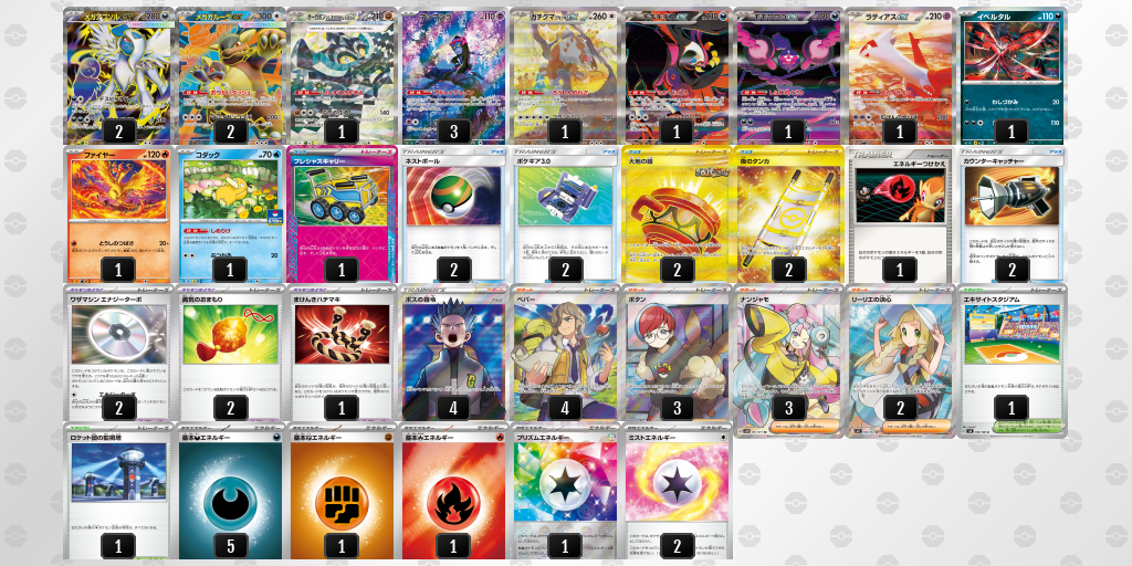 ベスト16 メガガルーラex 60枚デッキレシピ