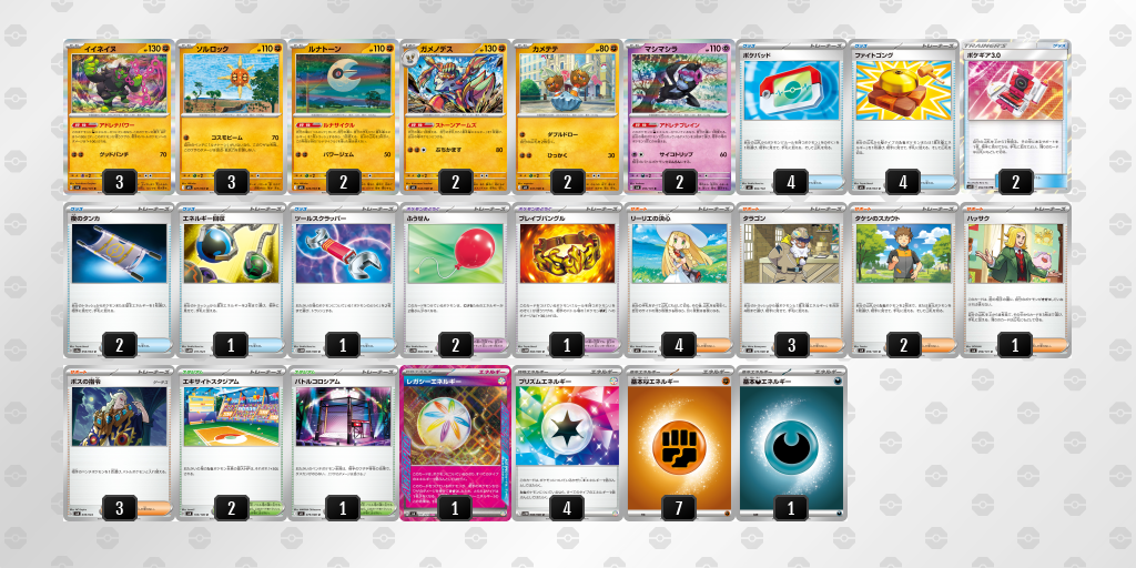 ベスト8 ガメノデス 60枚デッキレシピ