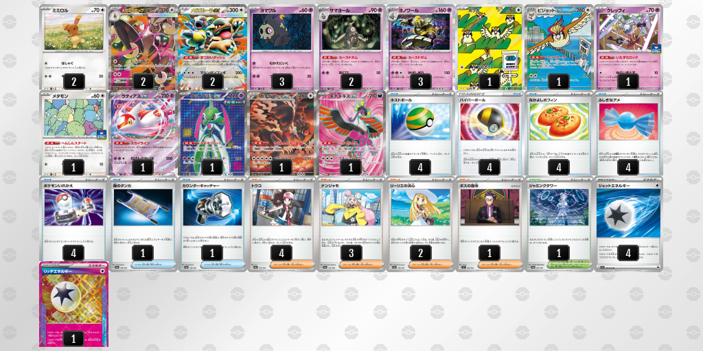 ベスト16 メガガルーラex 60枚デッキレシピ