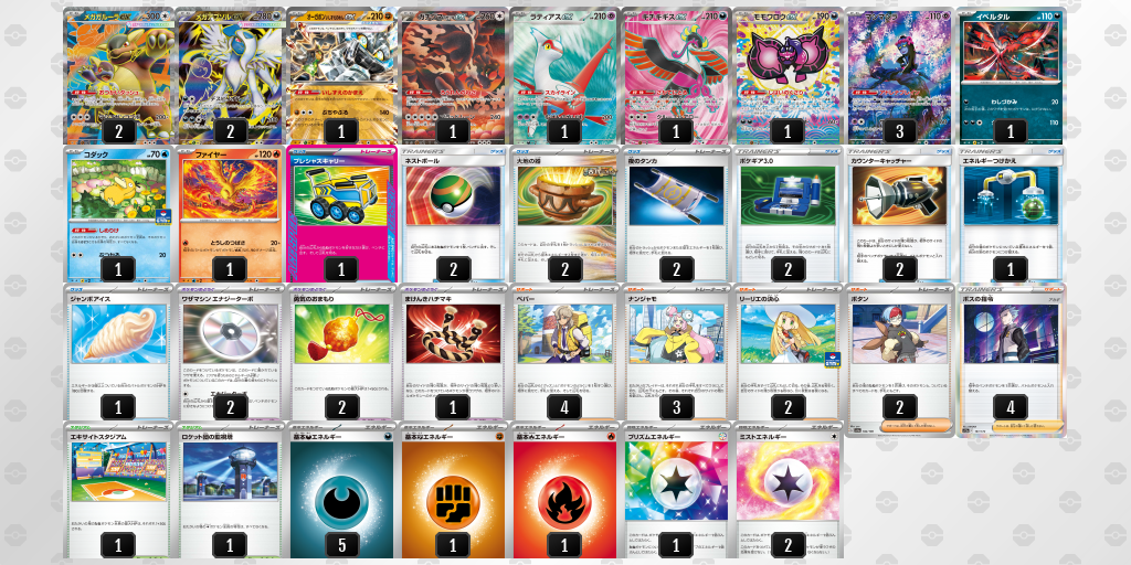 ベスト16 メガガルーラex 60枚デッキレシピ