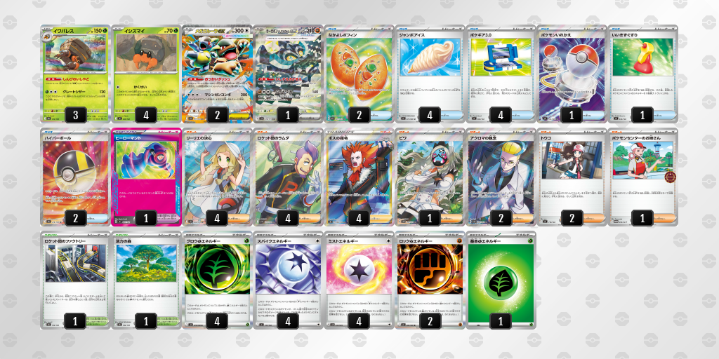 ベスト16 メガガルーラex 60枚デッキレシピ