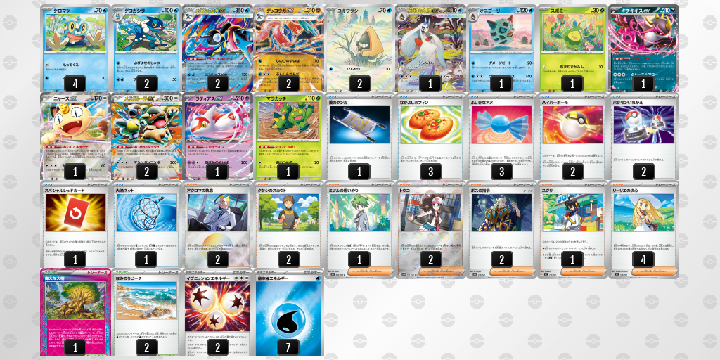 ベスト16 メガガルーラex 60枚デッキレシピ