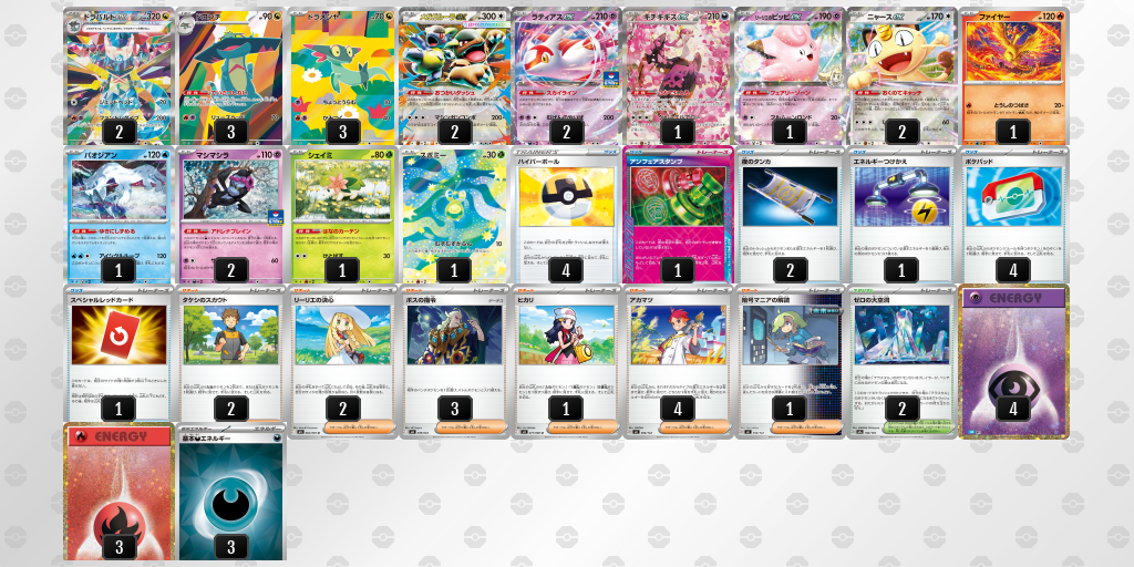 ベスト8 メガガルーラex 60枚デッキレシピ