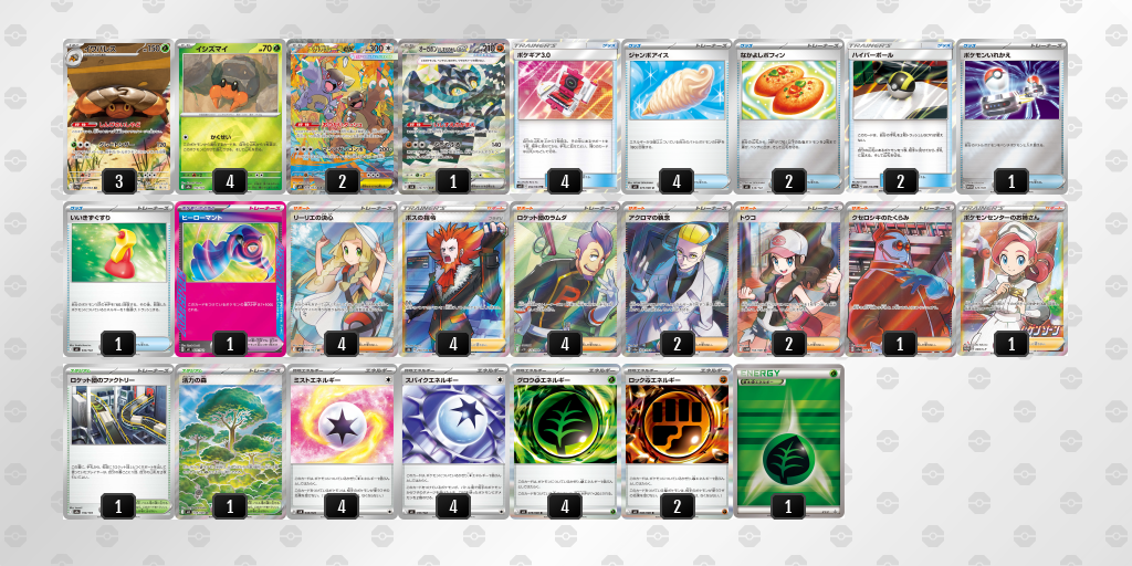 ベスト4 メガガルーラex 60枚デッキレシピ
