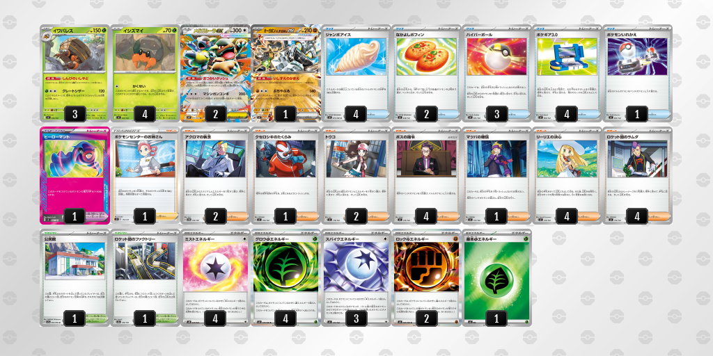 優勝 メガガルーラex 60枚デッキレシピ