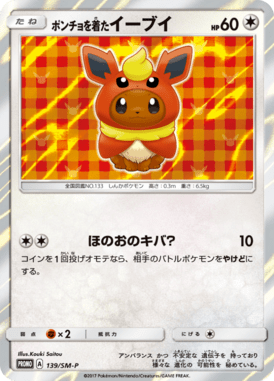 ポンチョを着たイーブイ（P）