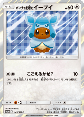 ポンチョを着たイーブイ（P）