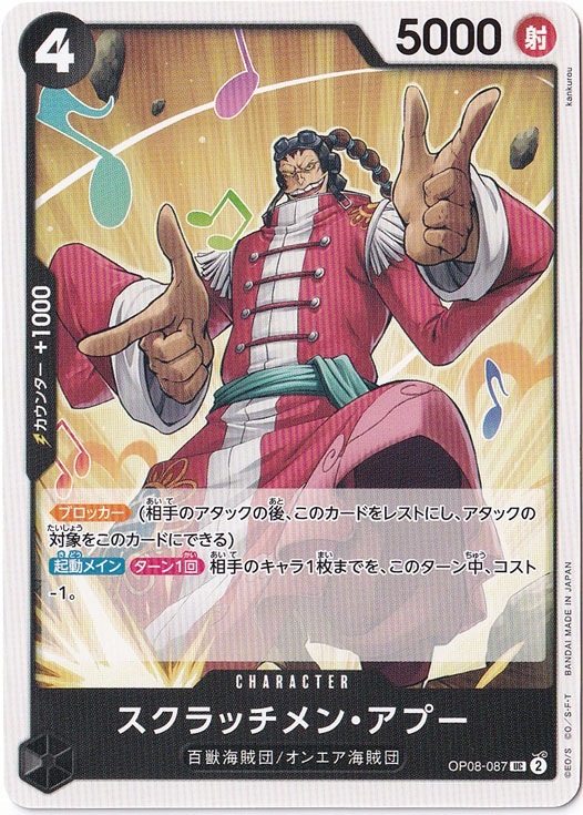 スクラッチメン・アプー（UC）