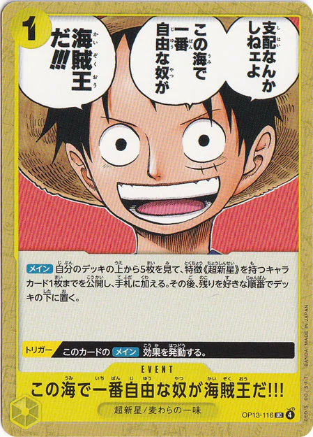 この海で一番自由な奴が海賊王だ!!!（UC）