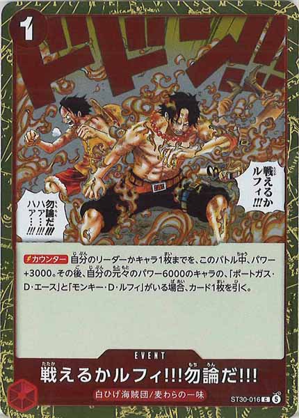戦えるかルフィ!!!勿論だ!!!（C）